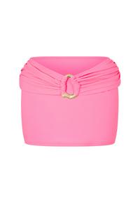 Moda Minx Irregular Hoop Minirock Damen - pink