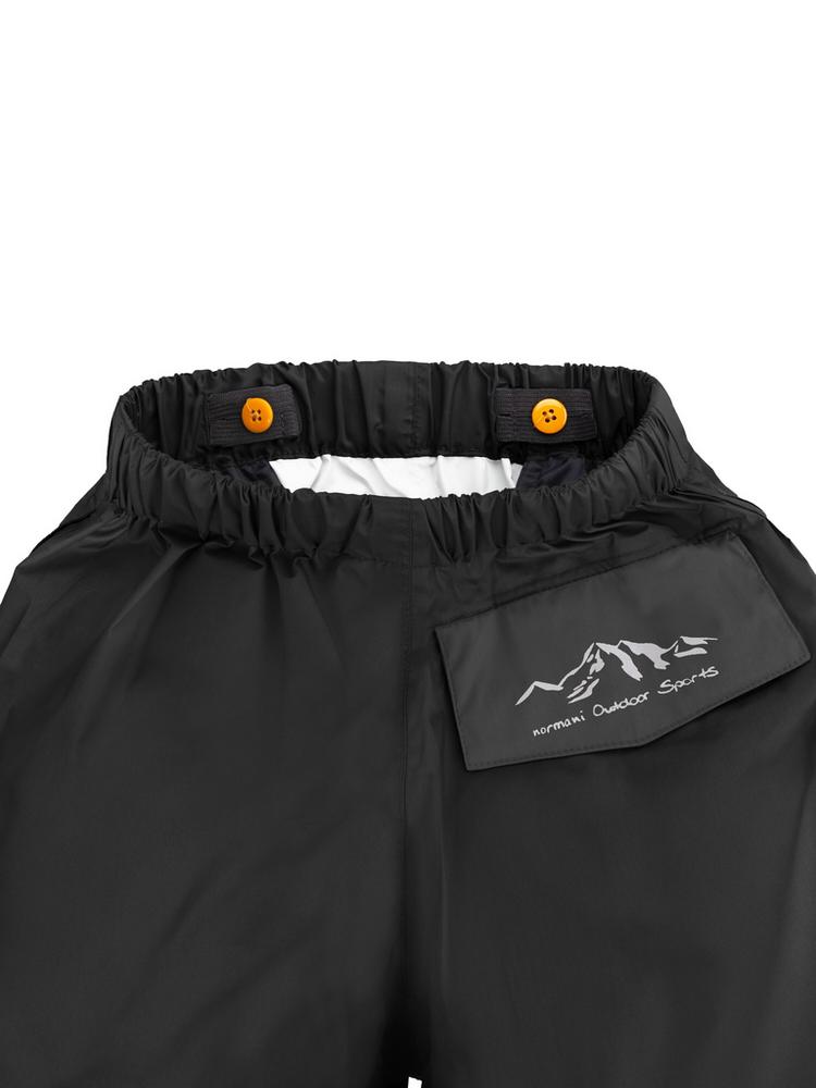 normani Outdoor Sports normani Outdoor Sports Thurlow Regenhose Kinder - Schwarz/Anthrazit - 0 | SportScheck