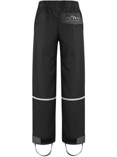 Rückansicht von normani Outdoor Sports Thurlow Regenhose Kinder Schwarz/Anthrazit