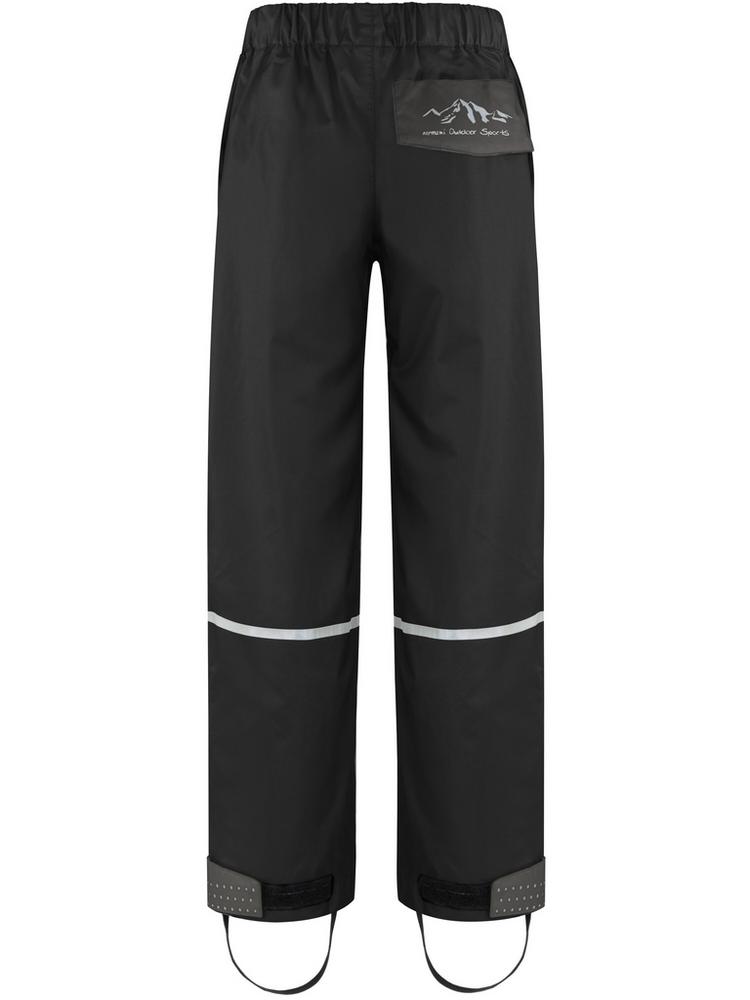 normani Outdoor Sports normani Outdoor Sports Thurlow Regenhose Kinder - Schwarz/Anthrazit - 0 | SportScheck
