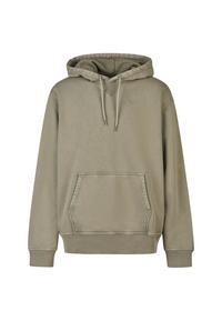 Cleptomanicx Boxy Hooded Ligull Washed Kapuzenshirt Herren - Tea Leaf
