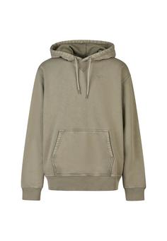 Cleptomanicx Boxy Hooded Ligull Washed Kapuzenshirt Herren Tea Leaf