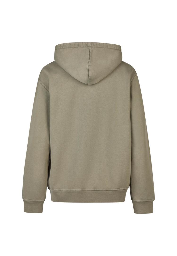 Cleptomanicx Cleptomanicx Boxy Hooded Ligull Washed Kapuzenshirt Herren - Tea Leaf - 0 | SportScheck