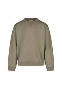 Cleptomanicx Ligull Washed Sweatshirt Herren - Tea Leaf