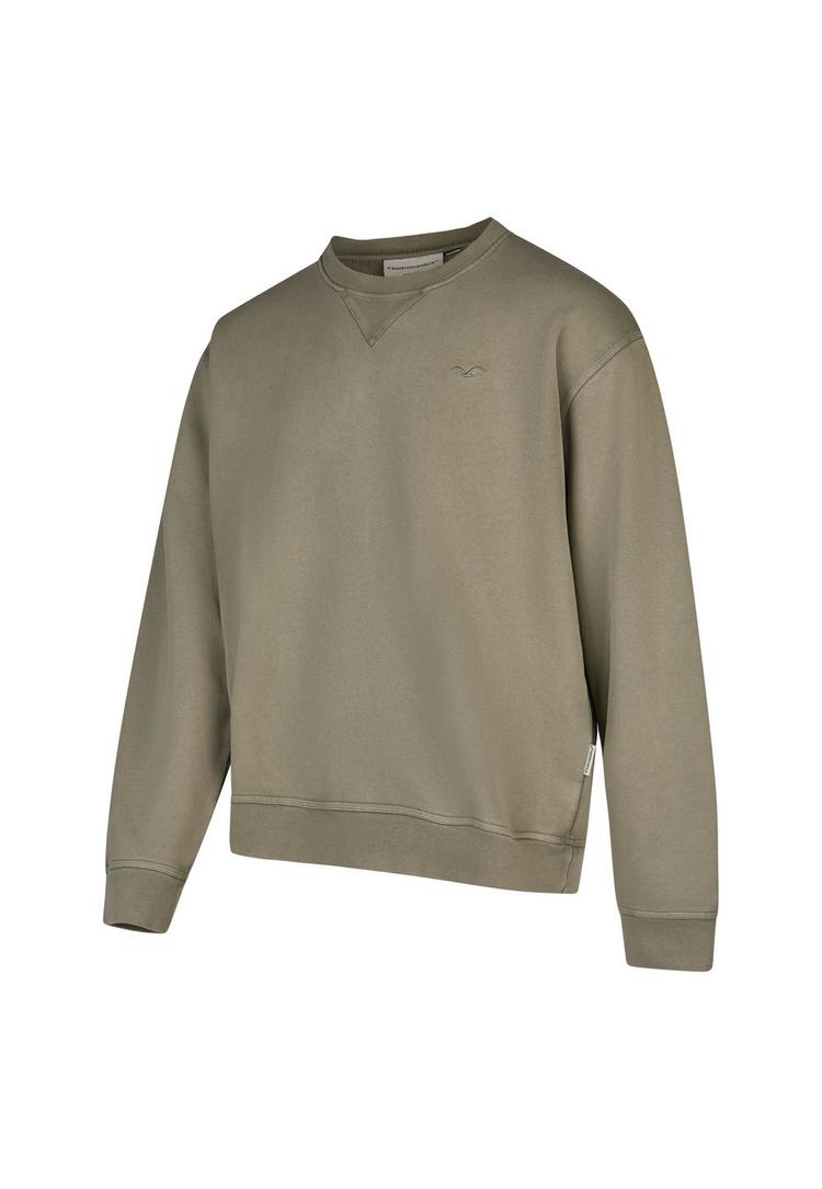 Cleptomanicx Cleptomanicx Ligull Washed Sweatshirt Herren - Tea Leaf - 0 | SportScheck