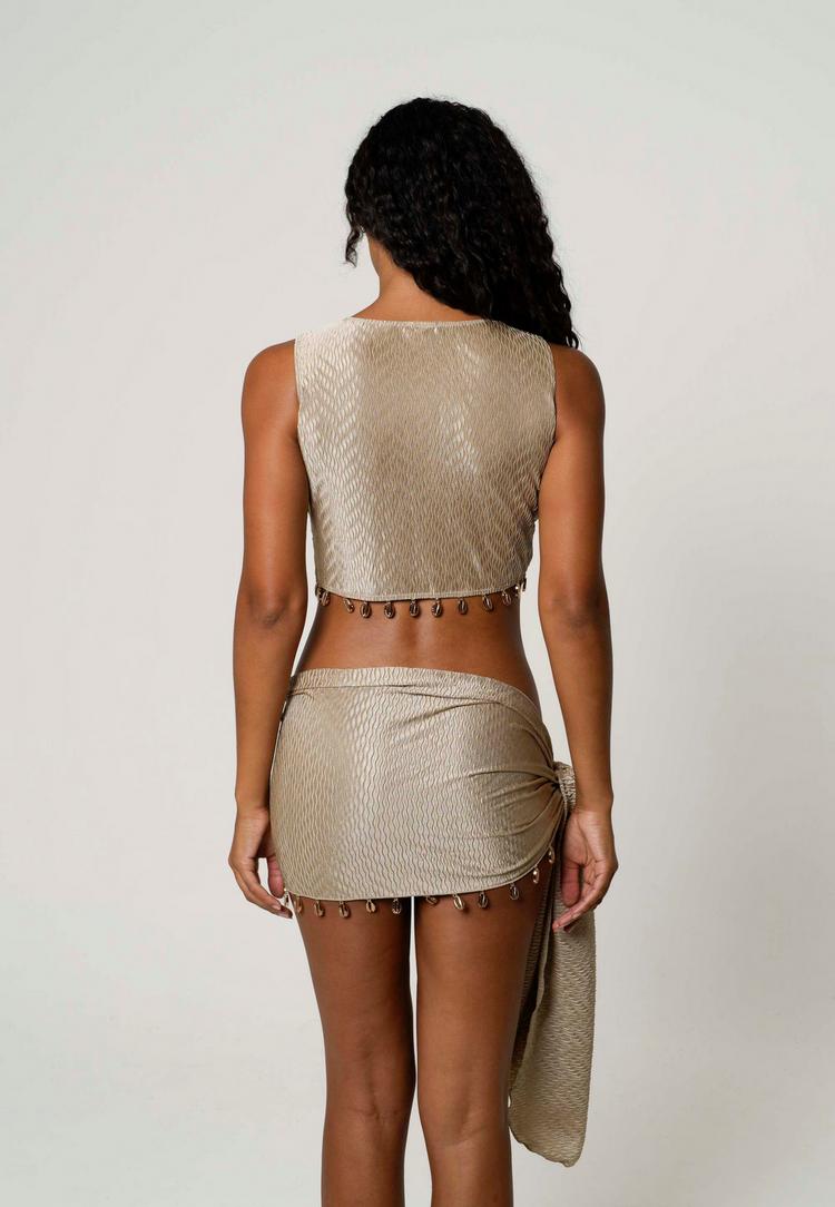 Moda Minx Moda Minx Minirock Damen - Stone - 3 | SportScheck