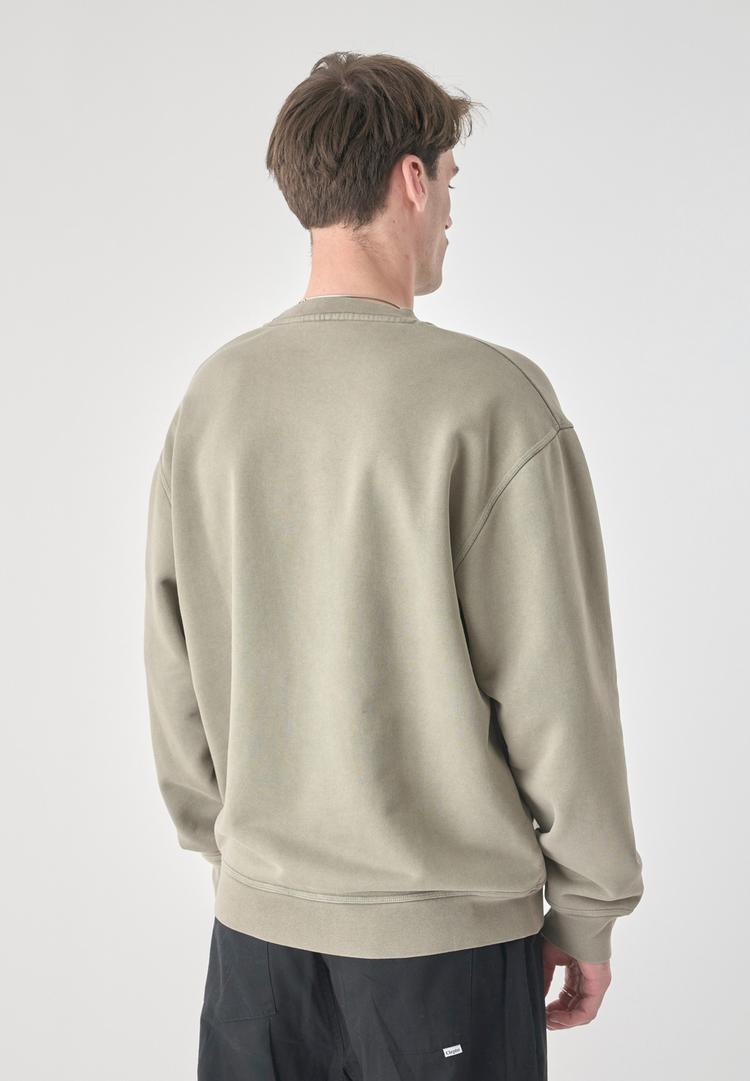 Cleptomanicx Cleptomanicx Ligull Washed Sweatshirt Herren - Tea Leaf - 2 | SportScheck