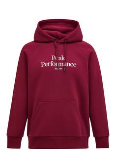 Peak Performance M Original Hood Sweatshirt Herren WEINROT