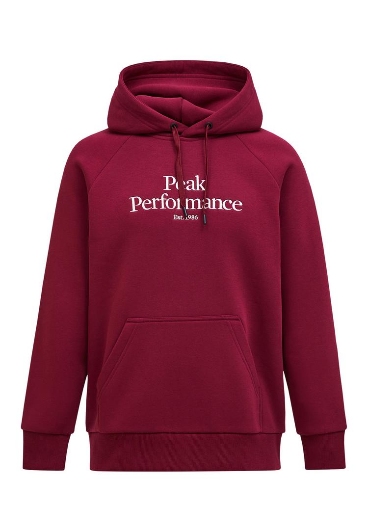 Peak Performance Peak Performance M Original Hood Sweatshirt Herren - weinrot - 0 | SportScheck