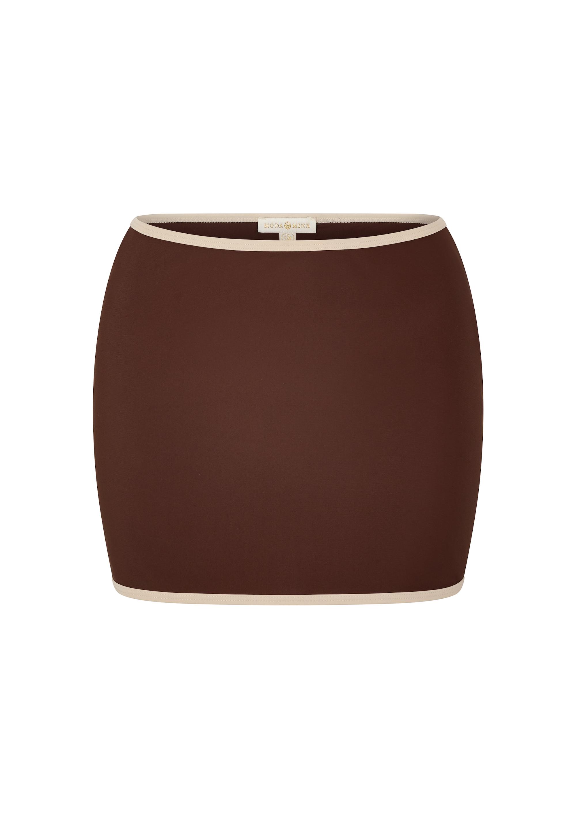 Moda Minx Minirock Damen - Coffee