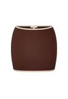Moda Minx Minirock Damen - Coffee