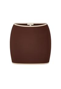Moda Minx Minirock Damen - Coffee