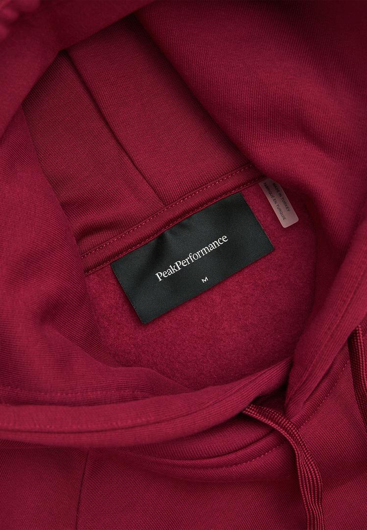 Peak Performance Peak Performance M Original Hood Sweatshirt Herren - weinrot - 0 | SportScheck