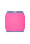 Moda Minx Contrast Binding Minirock Damen - Candy Pink