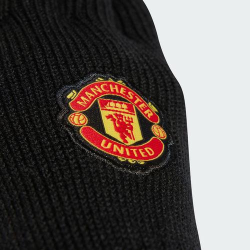 Rückansicht von adidas Manchester United Handschuhe Torwarthandschuhe Black / Mufc Red