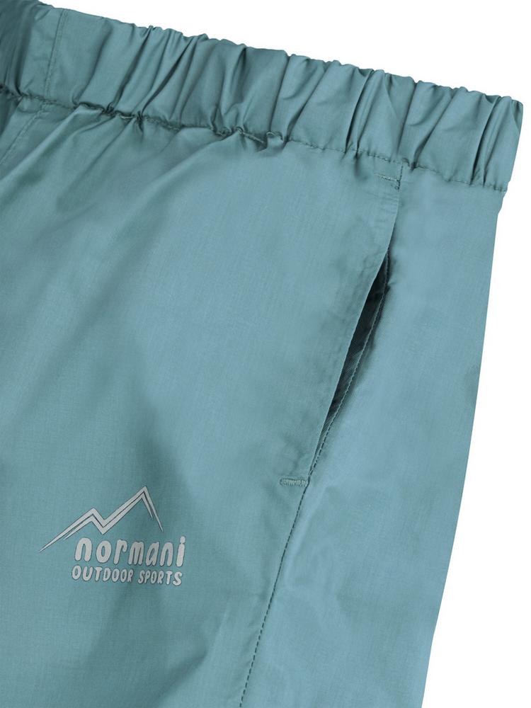 normani Outdoor Sports normani Outdoor Sports Thurlow Regenhose Kinder - Blau/Coyote - 1 | SportScheck