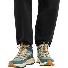 Rückansicht von Jack Wolfskin WILD HIKE TEXAPORE MID M Wanderschuhe Herren green zinnia