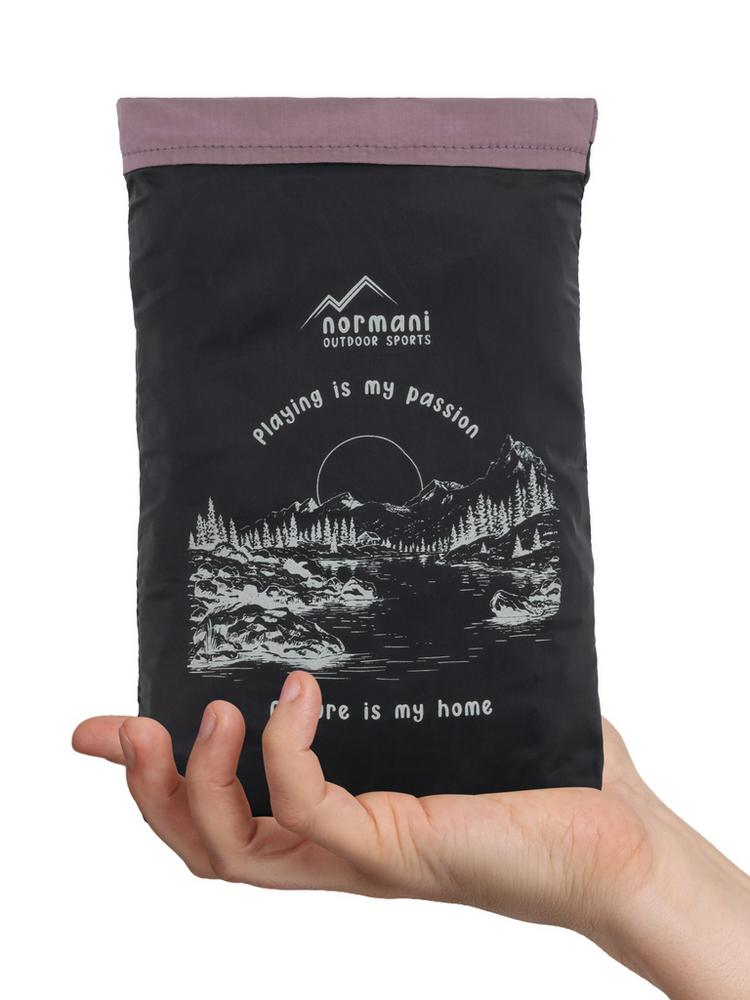 normani Outdoor Sports normani Outdoor Sports Thurlow Regenhose Kinder - Lila/Rosa - 4 | SportScheck