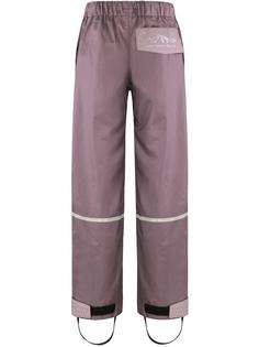 Rückansicht von normani Outdoor Sports Thurlow Regenhose Kinder Lila/Rosa