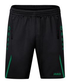 JAKO Challenge Trainingsshort Kids Fußballshorts Kinder schwarzgruen