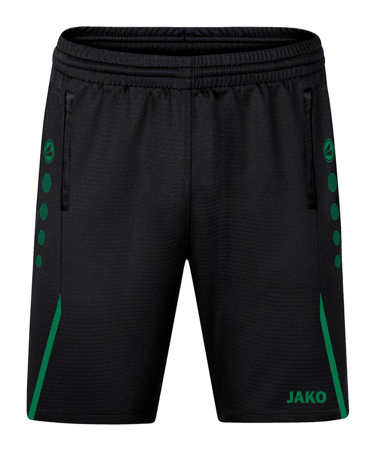 JAKO JAKO Challenge Trainingsshort Kids Fu&szlig;ballshorts Kinder - schwarzgruen - 0 | SportScheck