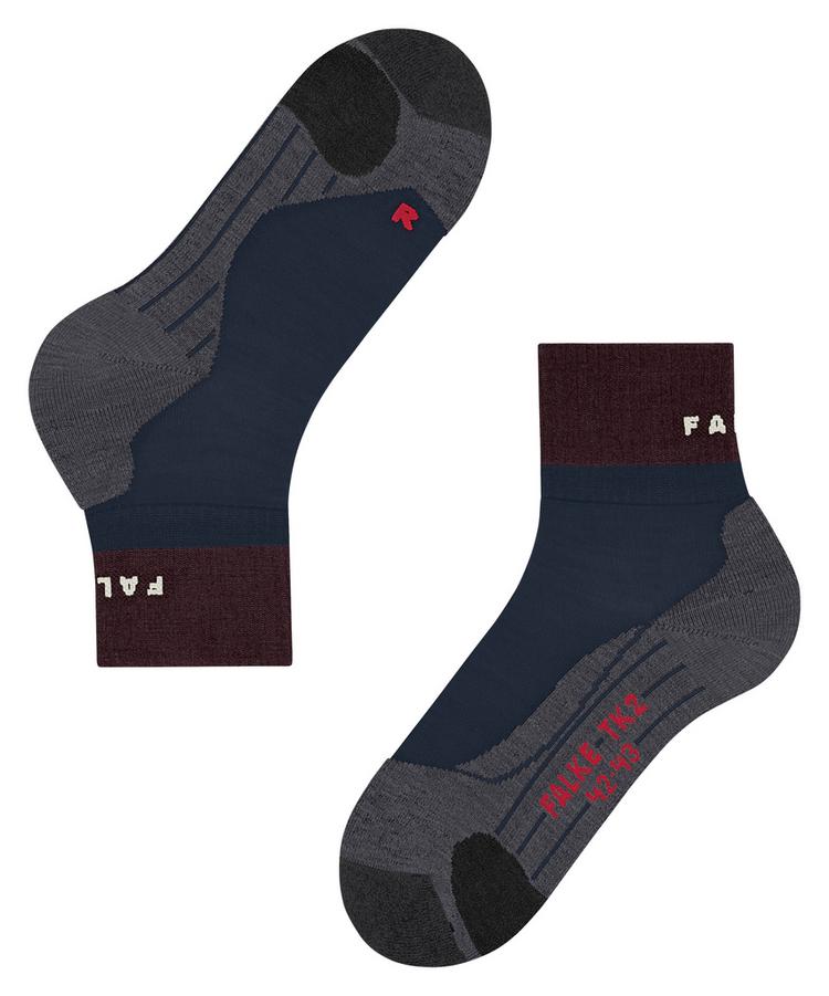Falke Falke TK2 Explore Short Socken Damen - barolo (8526) - 3 | SportScheck