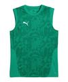 PUMA teamCUP Training Tanktop Trikot Herren - gruensilbergruen