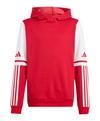 adidas Squadra 25 Hoody Kids Funktionssweatshirt Kinder - rotweiss