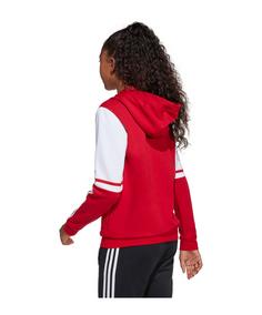 Rückansicht von adidas Hoody Kids Funktionssweatshirt Kinder rotweiss
