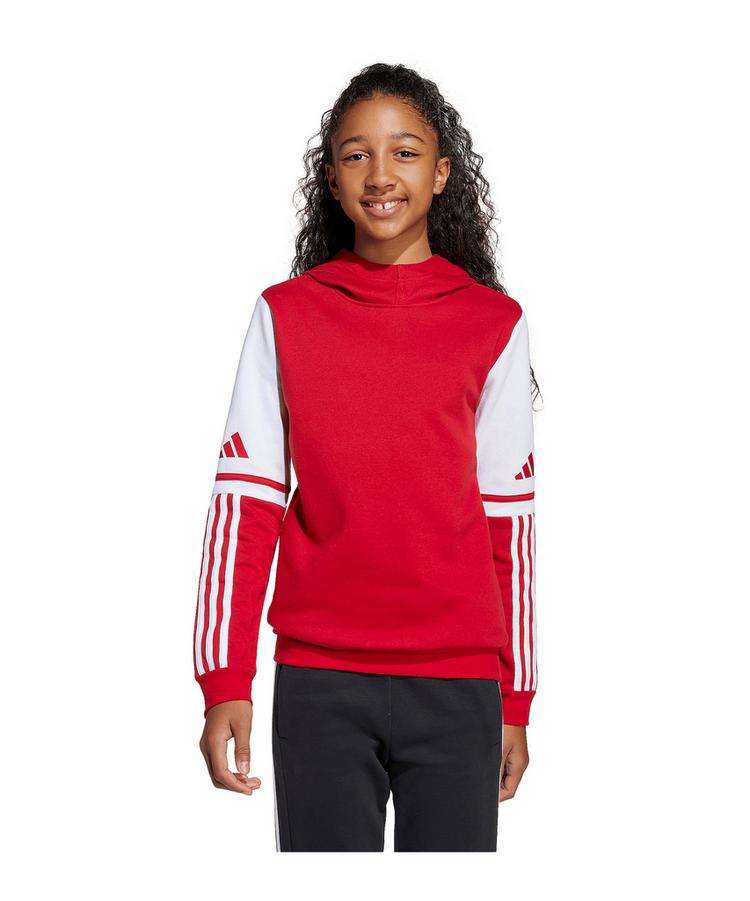adidas adidas Squadra 25 Hoody Kids Funktionssweatshirt Kinder - rotweiss - 0 | SportScheck