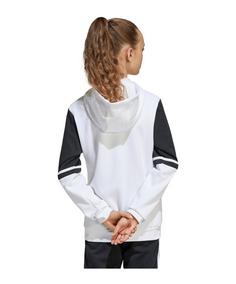 Rückansicht von adidas Hoody Kids Funktionssweatshirt Kinder weiss