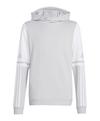 adidas Squadra 25 Hoody Kids Funktionssweatshirt Kinder - grauweiss