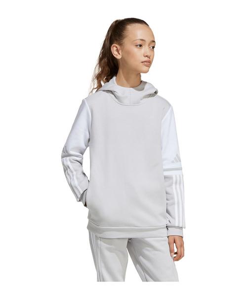 Rückansicht von adidas Hoody Kids Funktionssweatshirt Kinder grauweiss