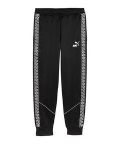 PUMA teamKING Anthem Hose Trainingshose Herren schwarzweiss