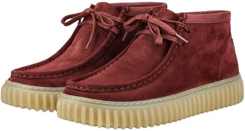 Rückansicht von Clarks Stiefelette Stiefel Herren Wine