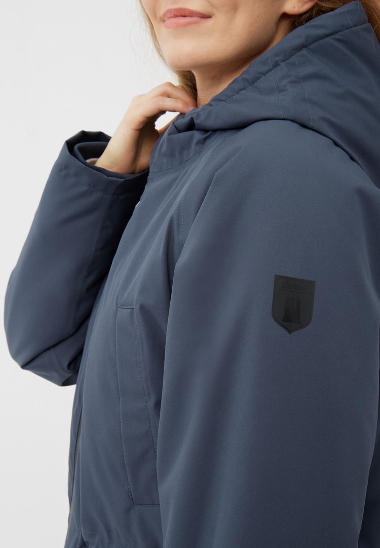Derbe Derbe Deutholm Funktionsmantel Damen - Mood Indigo - 0 | SportScheck
