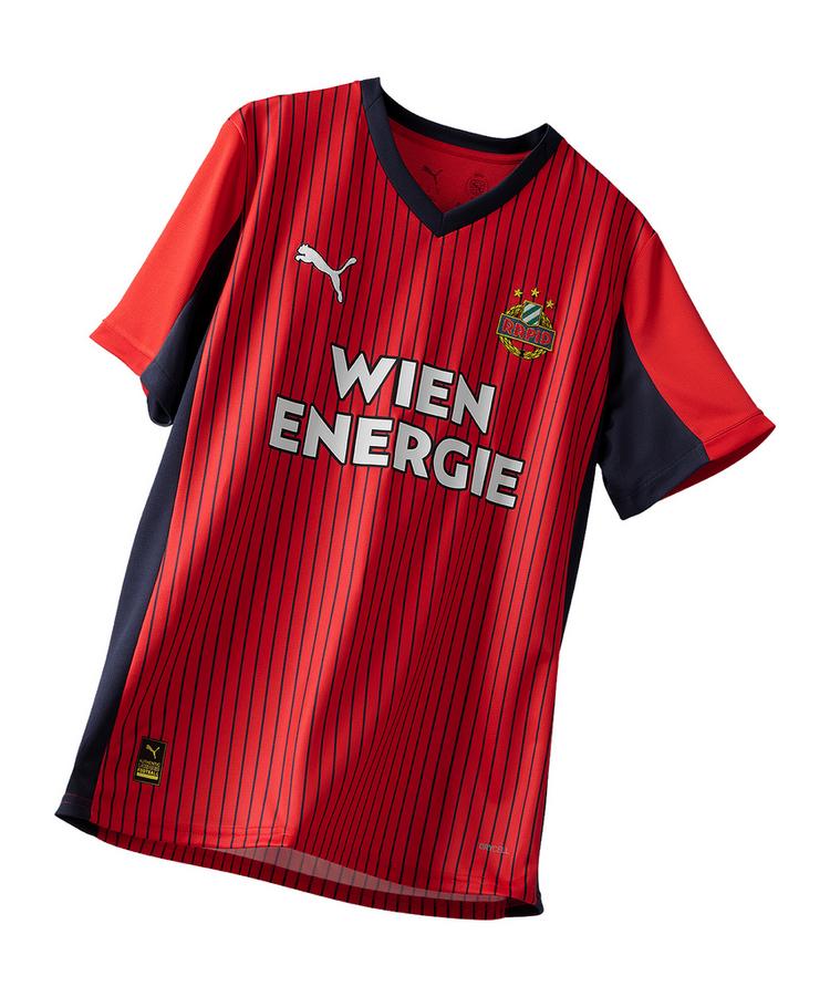 PUMA PUMA SK Rapid Wien Trikot Ausw&auml;rts 2025/2026 Trikot Kinder - rot - 0 | SportScheck