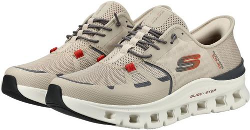Rückansicht von Skechers Sneaker Sneaker Herren Hellgrau