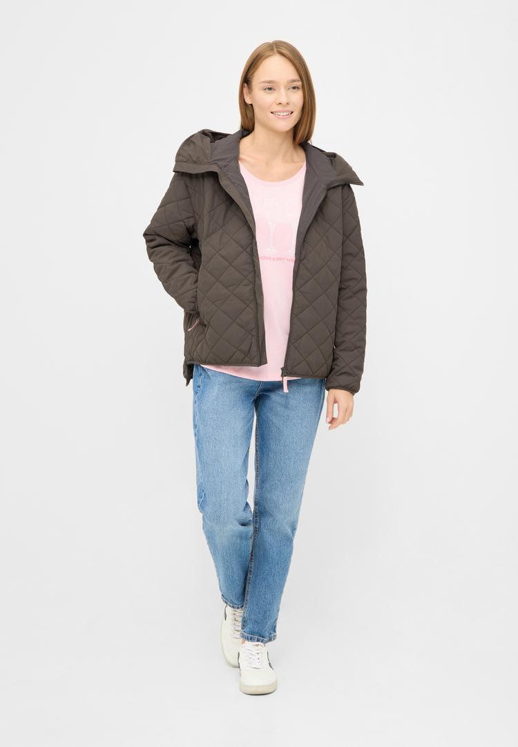 Derbe Derbe Quiltby Short Steppjacke Damen - morel - 1 | SportScheck