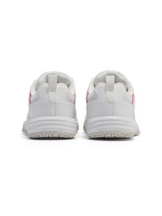 Rückansicht von hummel PIII POWER PLAY PRO LC JR Hallenschuhe Kinder WHITE/PINK