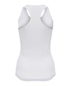 Rückansicht von hummel Tanktop Damen Weiß Funktionstop Damen weiss