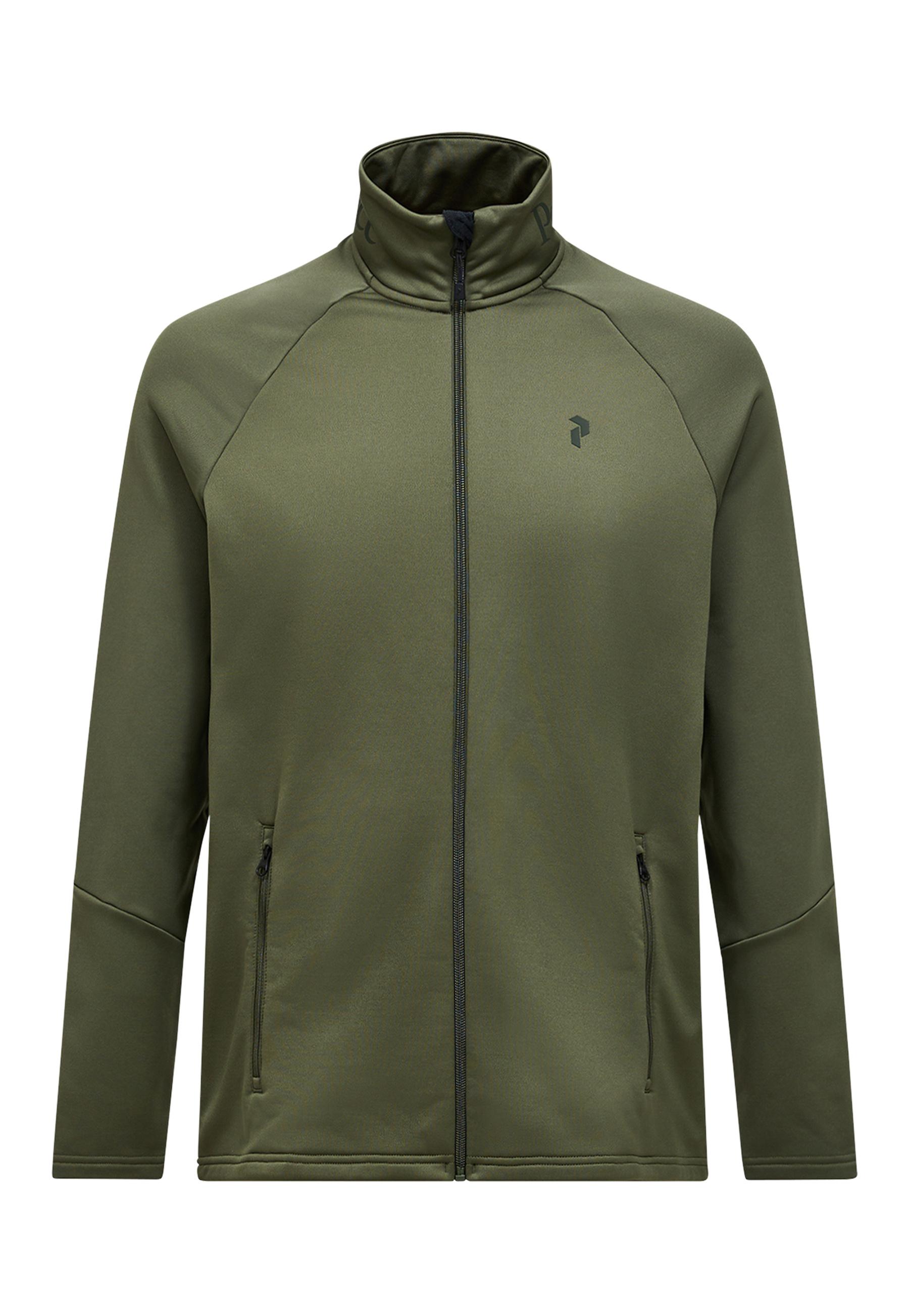 Peak Performance Fleecejacke Herren - olive
