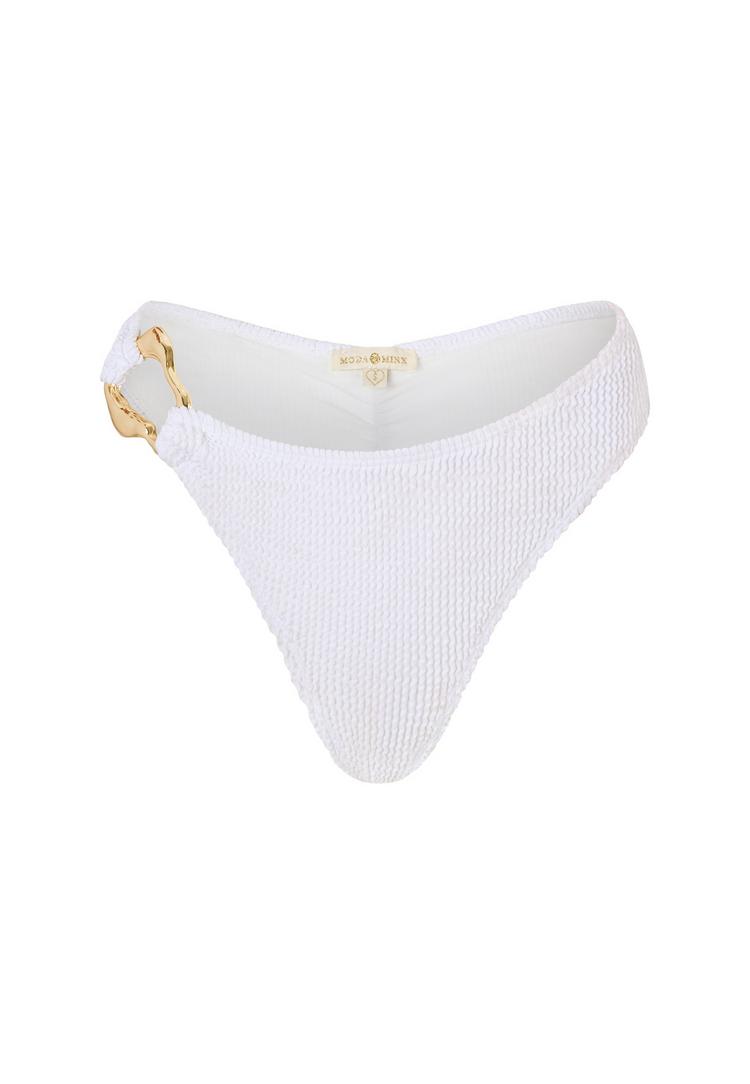 Moda Minx Moda Minx SCRUNCH Bikini Hose Damen - White - 0 | SportScheck