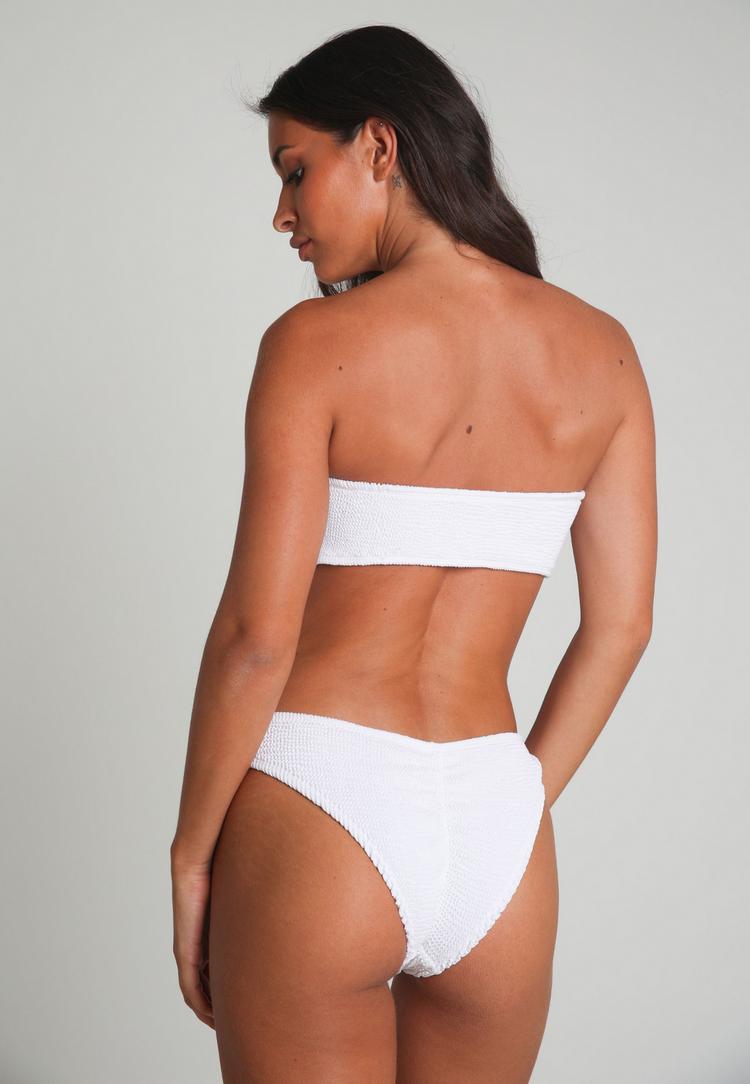 Moda Minx Moda Minx SCRUNCH Bikini Hose Damen - White - 4 | SportScheck
