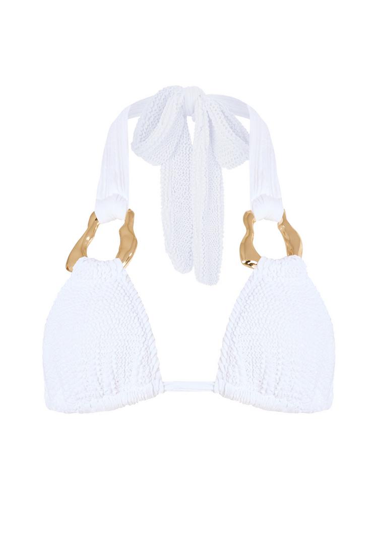 Moda Minx Moda Minx SCRUNCH Bikini Oberteil Damen - White - 0 | SportScheck