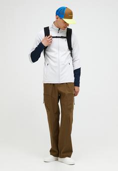 Rückansicht von Peak Performance Fleecejacke Herren hellgrau