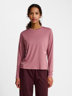 Rückansicht von hummel Funktionsshirt Damen WISTFUL MAUVE
