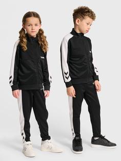 Rückansicht von hummel Trainingsanzug Kinder BLACK