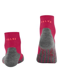 Rückansicht von Falke TK5 Wander Short Laufsocken Damen rose (8564)