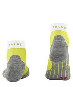 Rückansicht von Falke RU4 Endurance Short Laufsocken Herren limelight (1086)